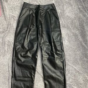 SHEIN leather pants